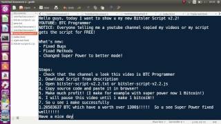 | NEW | Bitsler Script - Get More Bitcoins | March 2017 |
