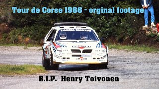 Tour de Corse 1986 new and never seen on TV