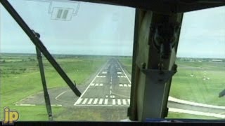Fokker 28 into Surabaya