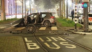 SCHIE TV: Twee eenzijdige ongevallen haast tegelijk in het centrum