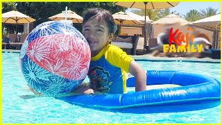 Ryan's Swimming Pool Adventure!!
