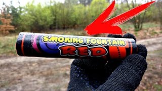 ☑️SMOKING FOUNTAIN RED ?ЗАПУСКАЕМ ЦВЕТНОЙ ДЫМ?САМЫЙ ТОПОВЫЙ ДЫМ ОТ MAXSEM??
