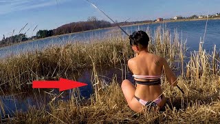 ЛОВЛЯ КАРПА В КАМЫШАХ. ТАКТИКА ЛОВЛИ ранней ВЕСНОЙ.  #47