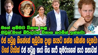 මගේ අම්මව විනාශ කළ ඔවුන්,මගේ බිරිඳවත් විනාශ කරනවා රජ පවුල හැර ගිය හැරී කුමරු කී සැර කතා.Harry Meghan
