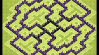Best TH8 Farming Base to protect Dark Elixir | Clash of Clans