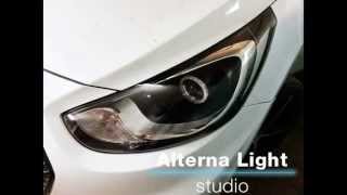 Установка биксеноновых линз на Hyundai Solaris