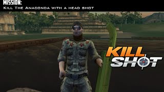 Kill Shot Black Ops Mission Region 12 - Kill The Anaconda with a head shot Gameplay