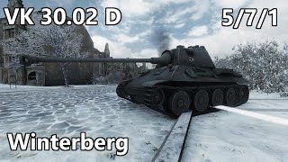 World of Tanks | Winterberg - VK 30.02 D - Matar y rematar | Gameplay español