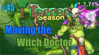 Let's Play Terraria (1.2.715) iOS/Android- How to Move the Witch Doctor to the Jungle! Episode 45