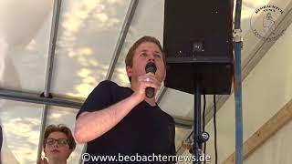 Tausende zeigen Flagge gegen rechts - Rede Kevin Kühnert, Jusos