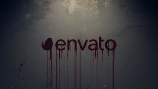 Horror Blood Logo | After Effects template