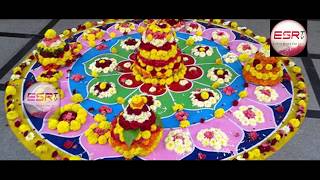 STORY TANGEDU PULA BATHUKAMMA TELANGANA FEST //WATCH ESR TV
