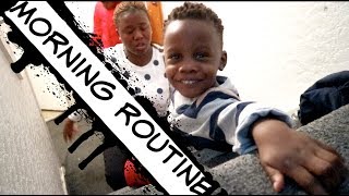 OUR REAL LIFE MORNING ROUTINE WITH TWO BOY