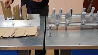 Сборка решетки из плоского картона