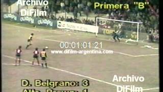 DiFilm - Defensores de Belgrano vs Almirante Brown - Primera B 1984