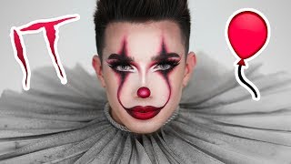 IT PENNYWISE GLAM HALLOWEEN MAKEUP TUTORIAL