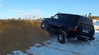 На что способен кроссовер и универсал 4WD! Land Cruiser 80, Jeep, UAZ Patriot, Surf, Carib, Action.