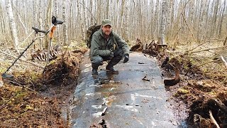Коп немецкого самолета  Юнкерс 88 /Excavations of the German aircraft WWII
