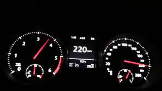 VW Golf VII GTD DSG 0-243 km/h (V-Max Ararat) Sound Generator