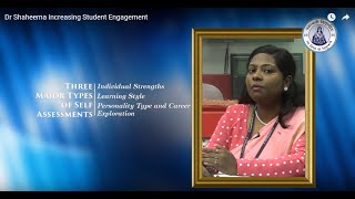 Increasing Student Engagement in Business Schools, Dr. Shaheema Hameed, ARPIT, Banasthali Vidyapith