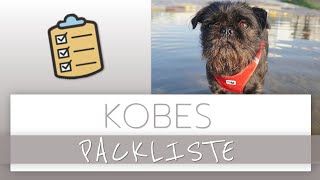 PACKLISTE - KOFFER PACKEN für unseren MOPS KOBE | Kobeswelt