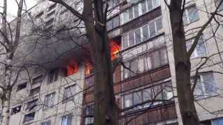 [HD] Страшнейший пожар в Купчино, Альпийский 15. Санкт-Петербург, 05-05-2013, Пасха