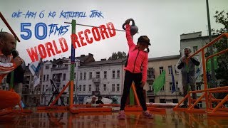 Мировой рекорд Рывок гири 6 кг - 50 раз | Николь Князева 7 лет | STEEL WORKOUT SHOW