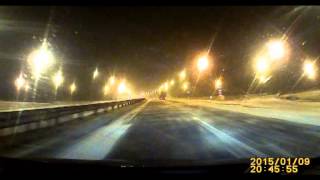 Трасса М-4 Дон. Поездка из Туапсе в Новомосковск (09.01.2015)