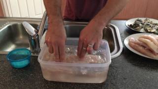 Defrost Frozen Seafood