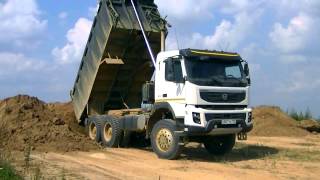 Самосвал VOLVO FMX 6x6 подъем кузова