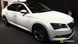 2016 Skoda Superb Style 2.0 TSI 280hp 4x4 - Exterior, Interior Walkaround - 2015 Geneva Motor Sho