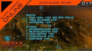 Levelguide 50-60 - 2018/2019 - Megxx Gaming Channel | Black Desert Guide - ► Tipps und Tricks German