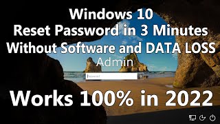 2020 Reset Windows 10 Password without any software in 3 minutes 100% WORKS
