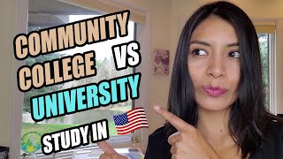 COMMUNITY COLLEGE VS UNIVERSITY - CÓMO ESTUDIAR EN ESTADOS UNIDOS | KATE SIAVEL EN USA