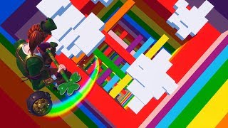 NOVO MAPA DA QUEDA ARCO-ÍRIS! 10 DESAFIOS COLORIDOS E QUASE IMPOSSÍVEIS! (Fortnite)