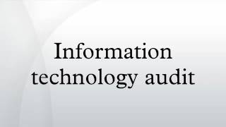 Information technology audit