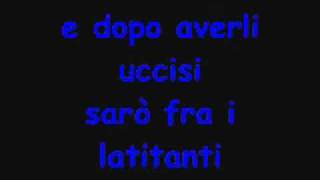 Fabrizio De Andrè - Il bombarolo. (Lyrics)