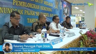 Puluhan Rekening Penunggak Pajak Diblokir