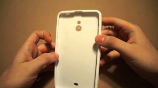 Белый силиконовый чехол для Nokia Lumia 1320