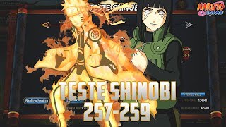 TESTE SHINOBI 257 - 259 | NARUTO ONLINE