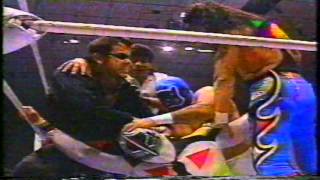 Rey Misterio Jr./Zorro/Mascara Sagrada vs. Juventud Guerrera/Blue Panther/Pirata Morgan