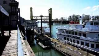 Old Sacramento: Tower Bridge / Delta King, Coffee Spot:  Local Bike Tour