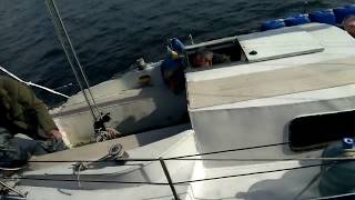 На яхте под парусом по Волге -2
