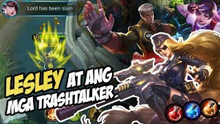 Ang hamon kay LESLEY ng mga TRASHTALKER!