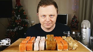 MUKBANG||| СУШИ РОЛЛЫ  и ОТВЕТЫ НА ВОПРОСЫ
