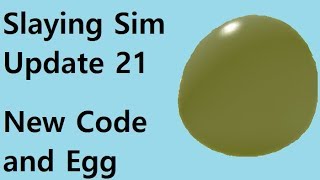 NEW SLAYING SIMULATOR CODE FOR UPDATE 21!! (MARCH 2019)