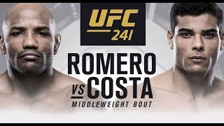 UFC 241 Yoel «Soldier of God» Romero vs Paulo «The Eraser» Costa FULL FIGHT Йоэль Ромеро Пауло Коста