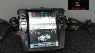 Штатная магнитола Toyota Corolla 2006-2013 стиль Tesla