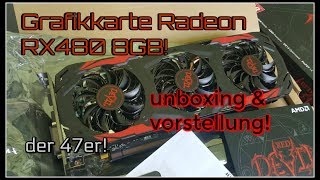 Grafikkarte Powercolor RX480 8GB Red Devil unboxing + vorstellung!