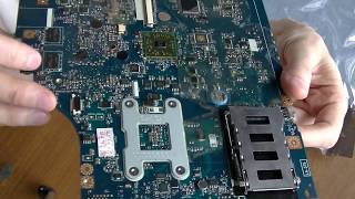 материнская плата ноутбука (motherboard) - замена самостоятельно на ноутбуке